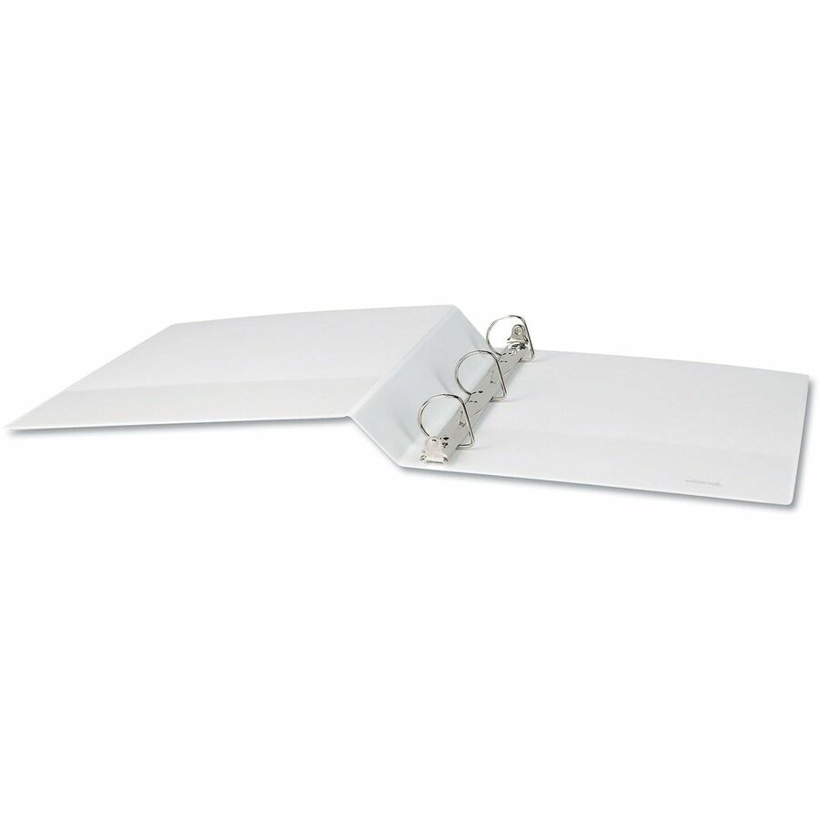 Slant D-Ring View Binder, 3 Rings, 1.5" Capacity, 11 x 8.5, White