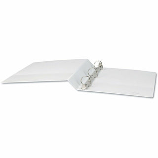 Slant D-Ring View Binder, 3 Rings, 1.5" Capacity, 11 x 8.5, White