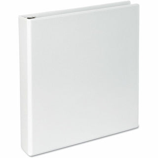Slant D-Ring View Binder, 3 Rings, 1.5" Capacity, 11 x 8.5, White
