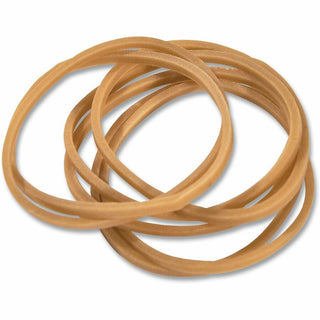 Rubber Bands, Size 12, 0.04" Gauge, Beige, 1 lb Box, 2,500/Pack