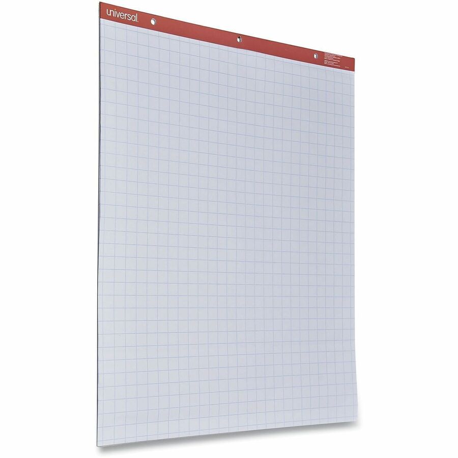 Easel Pads/Flip Charts, Quadrille Rule (1 sq/in), 27 x 34, White, 50 Sheets, 2/Carton