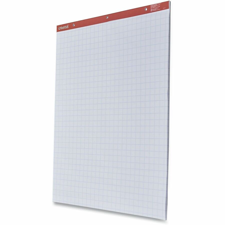 Easel Pads/Flip Charts, Quadrille Rule (1 sq/in), 27 x 34, White, 50 Sheets, 2/Carton