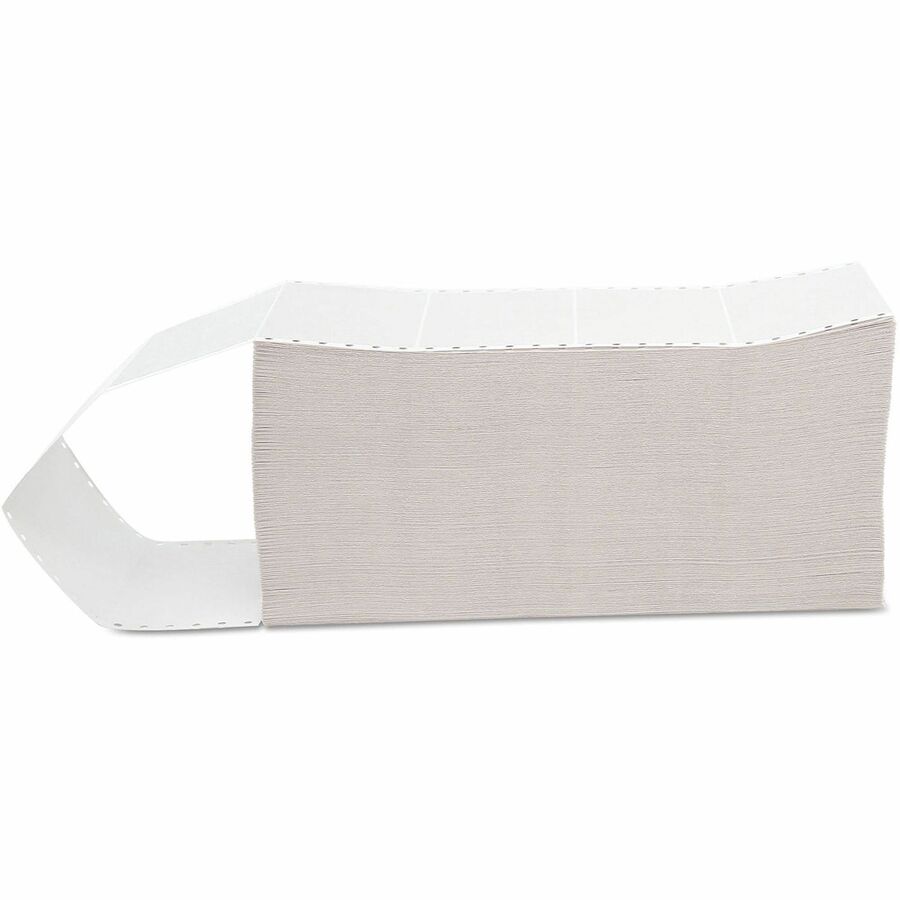 Dot Matrix Printer Labels, Dot Matrix Printers, 2.94 x 5, White, 3,000/Box