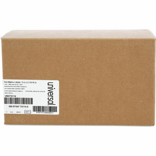 Dot Matrix Printer Labels, Dot Matrix Printers, 2.94 x 5, White, 3,000/Box