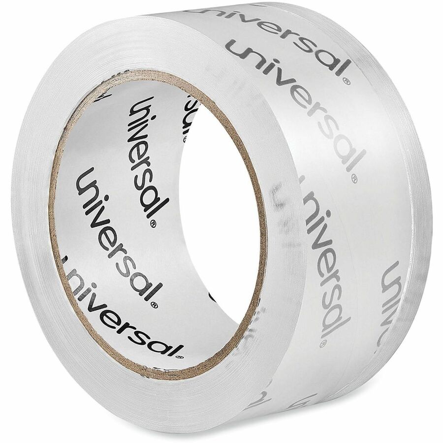 Heavy-Duty Acrylic Box Sealing Tape, 3" Core, 1.88" x 54.6 yds, Clear, 6/Pack