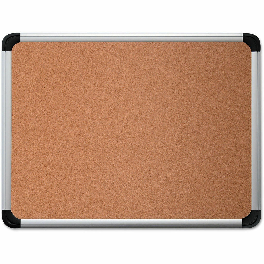 Cork Board with Aluminum Frame, 36 x 24, Tan Surface