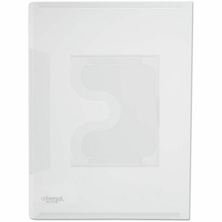 Transparent Deluxe Locking Project Files with CD-ROM Holder, Letter Size, Clear, 25/Pack