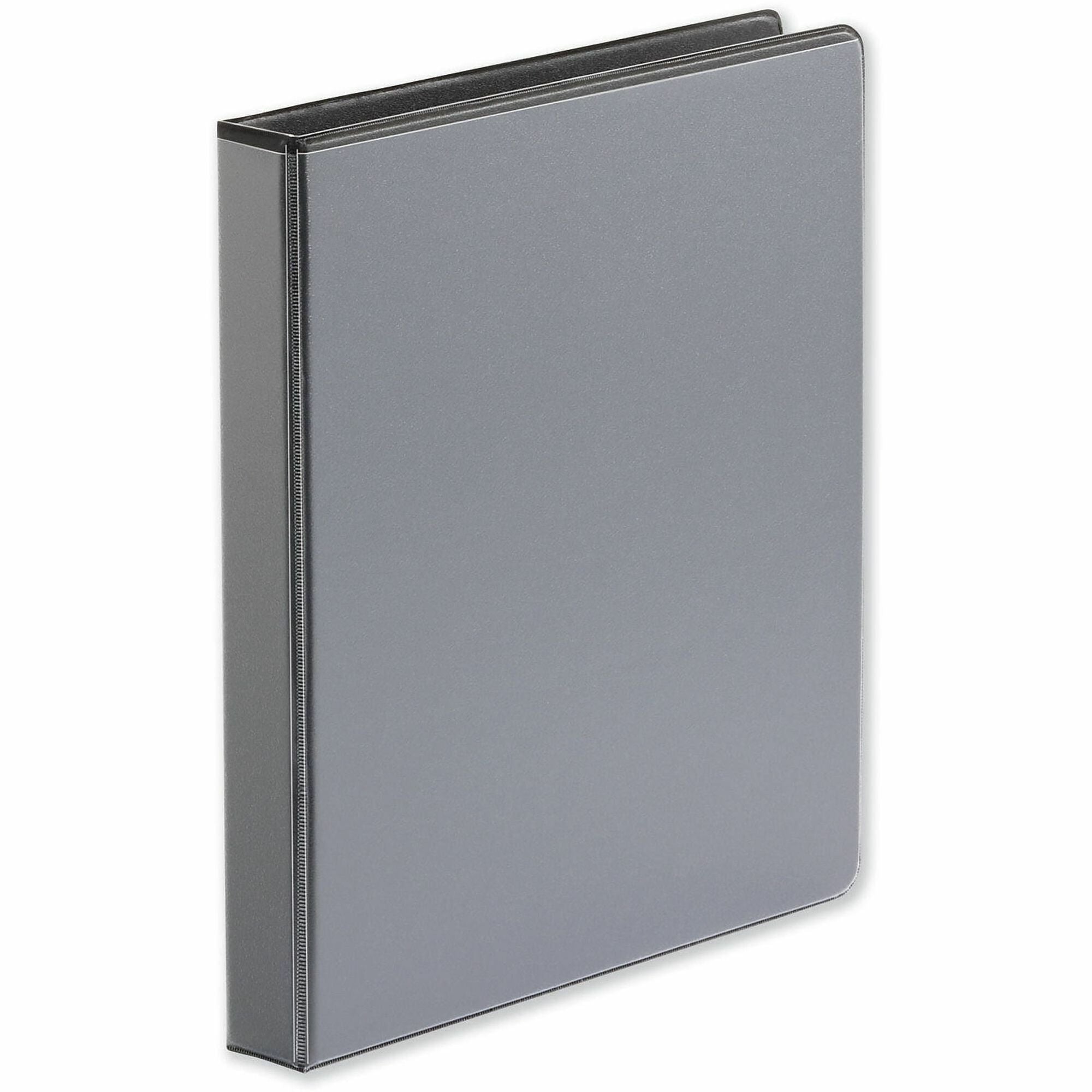 Deluxe Easy-to-Open D-Ring View Binder, 3 Rings, 1" Capacity, 11 x 8.5, Black