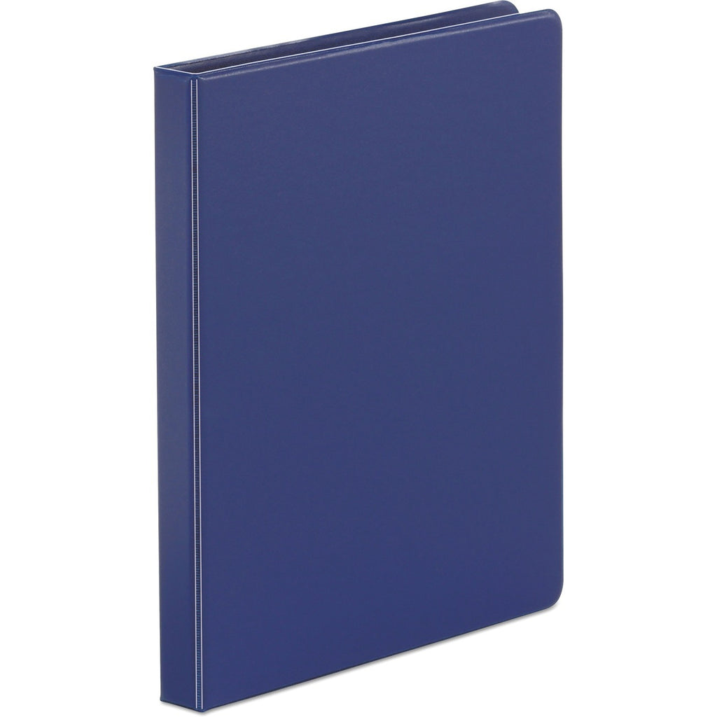 Economy Non-View Round Ring Binder, 3 Rings, 0.5" Capacity, 11 x 8.5, Royal Blue