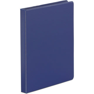 Economy Non-View Round Ring Binder, 3 Rings, 0.5" Capacity, 11 x 8.5, Royal Blue