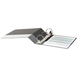 Economy Non-View Round Ring Binder, 3 Rings, 3" Capacity, 11 x 8.5, Black