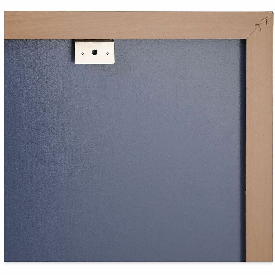 Deluxe Melamine Dry Erase Board, 48 x 36, Melamine White Surface, Oak Fiberboard Frame
