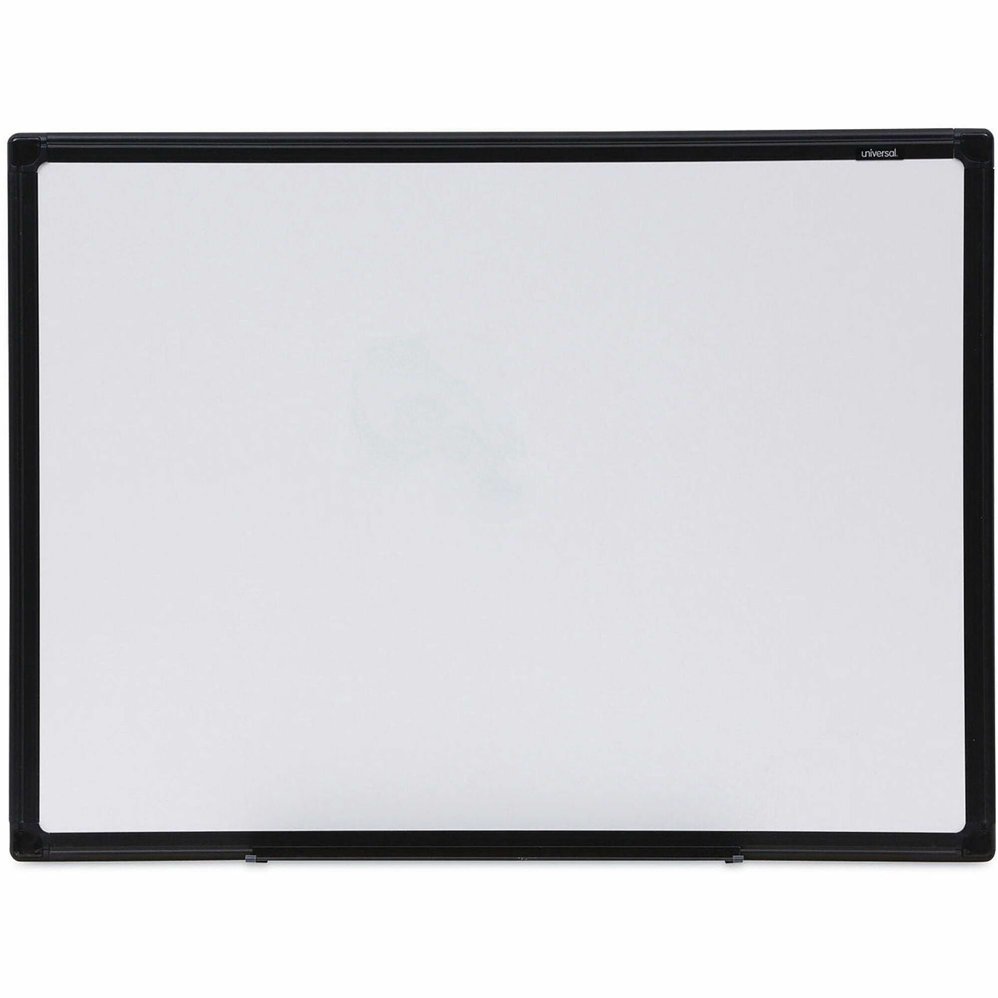 Design Series Deluxe Dry Erase Board, 24 x 18, White Surface, Black Anodized Aluminum Frame