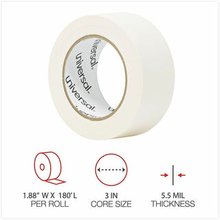 General-Purpose Masking Tape, 3" Core, 48 mm x 54.8 m, Beige, 24/Carton