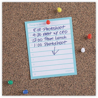 Tech Cork Board, 36 x 24, Brown Surface, Black Plastic Frame