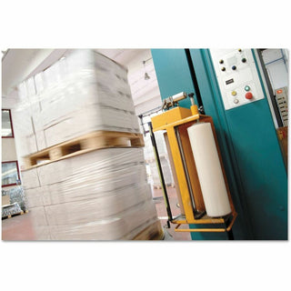 Machine Stretch Film, 20" x 5,000 ft, 20.3 mic, (80-Gauge), Clear