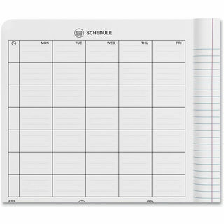 Composition Book, Wide/Legal Rule, Black Marble Cover, (100) 9.75 x 7.5 Sheets