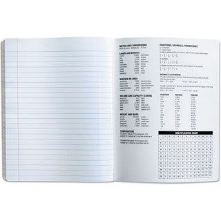 Composition Book, Wide/Legal Rule, Black Marble Cover, (100) 9.75 x 7.5 Sheets