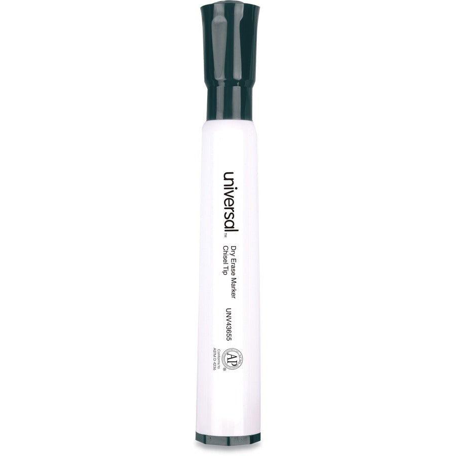 Dry Erase Marker Value Pack, Broad Chisel Tip, Black, 36/Pack