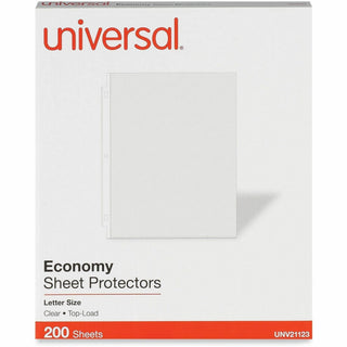 Standard Sheet Protector, Economy, 8.5 x 11, Clear, 200/Box