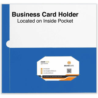 Laminated Two-Pocket Folder, Cardboard Paper, 100-Sheet Capacity, 11 x 8.5, Blue, 25/Box
