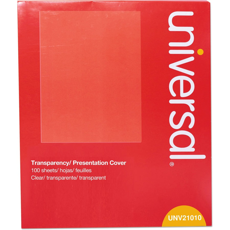 Black and White Laser Printer Transparency Film, 8.5 x 11, 100/Pack