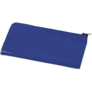 Zippered Wallets/Cases, Leatherette PU, 11 x 6, Blue, 2/Pack