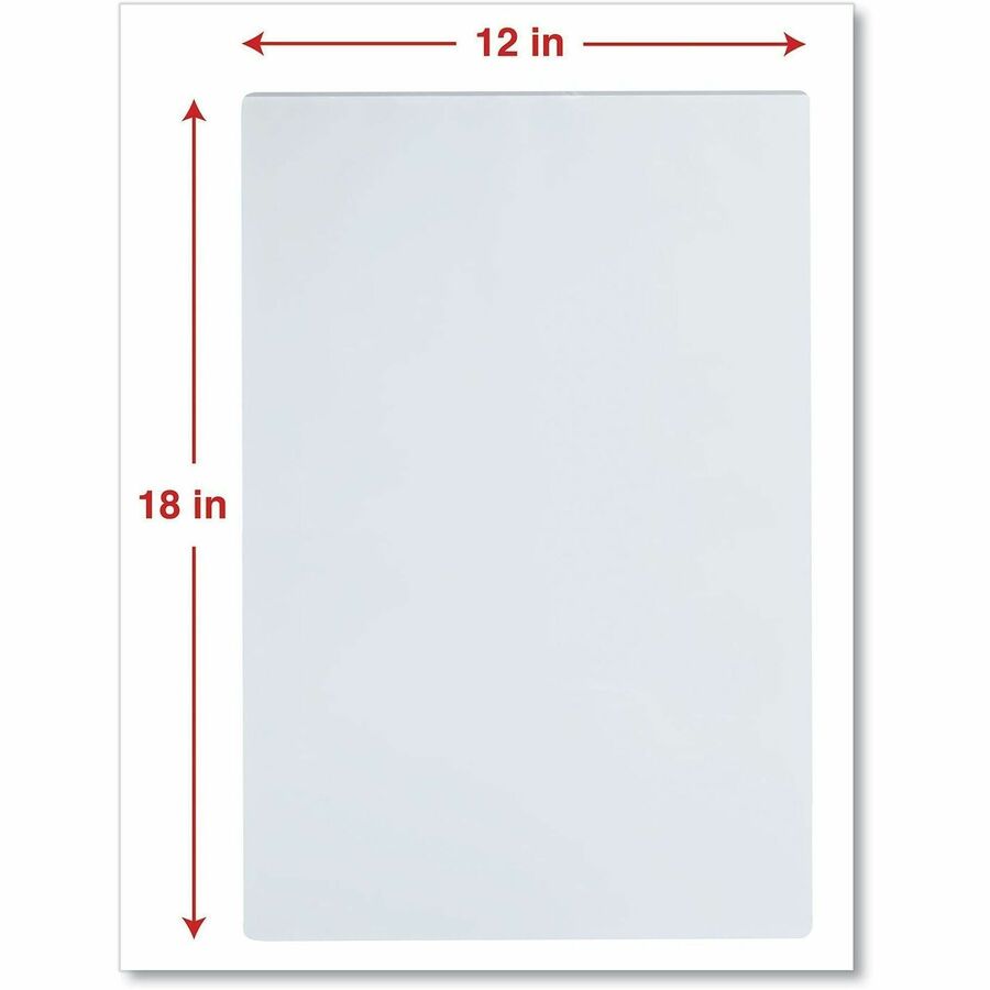 Laminating Pouches, 3 mil, 18" x 12", Gloss Clear, 25/Pack
