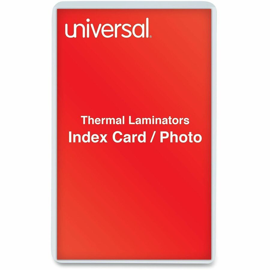 Laminating Pouches, 5 mil, 5.5" x 3.5", Gloss Clear, 25/Pack