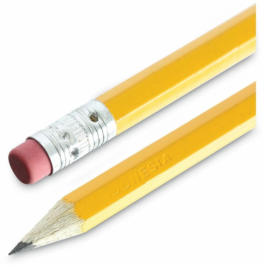 #2 Pre-Sharpened Woodcase Pencil, HB (#2), Black Lead, Yellow Barrel, 24/Pack