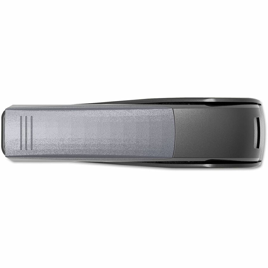 Deluxe Power Assist Flat-Clinch Full Strip Stapler, 25-Sheet Capacity, Black/Gray