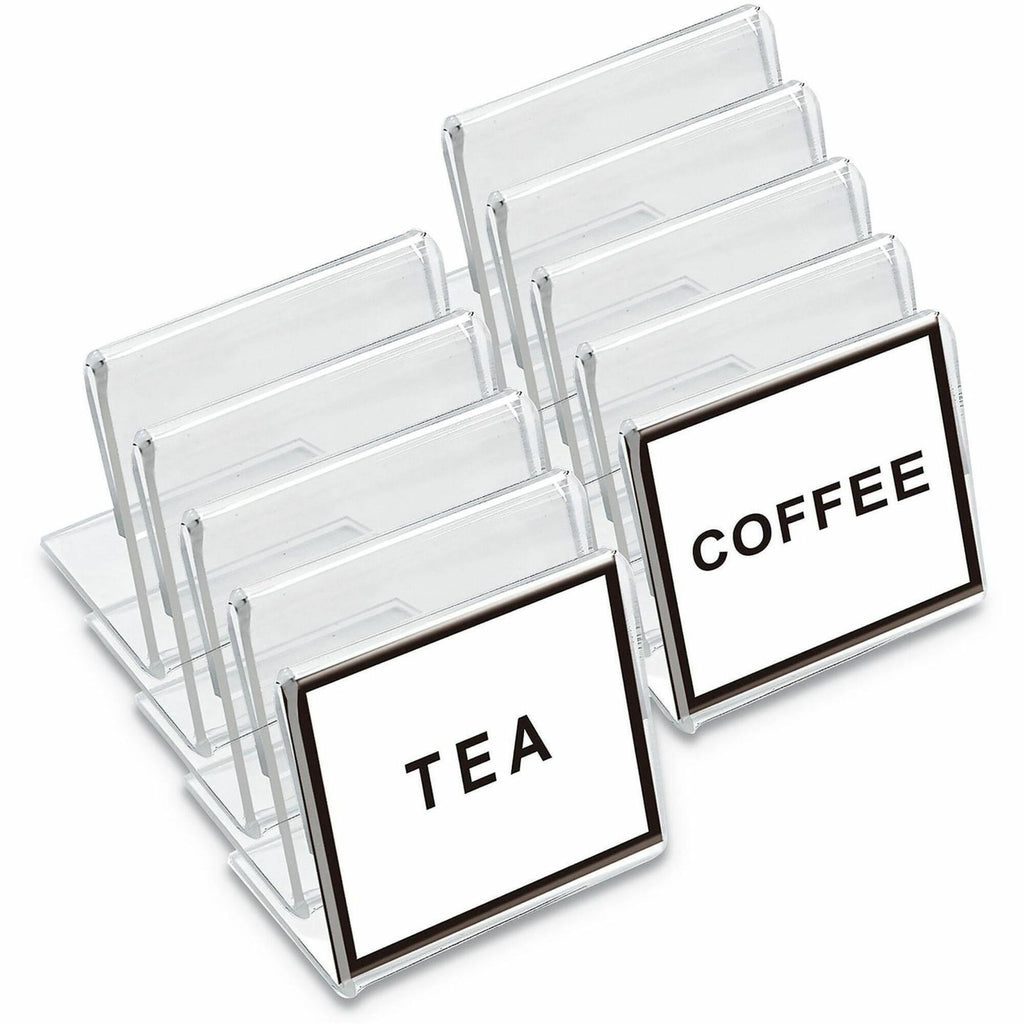 Mini Table-Top Sign, 1.5 x 2, Clear