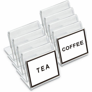Mini Table-Top Sign, 1.5 x 2, Clear