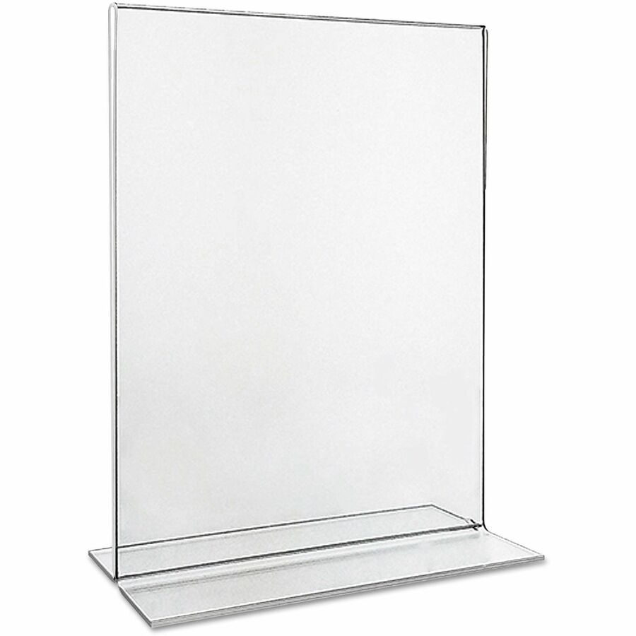Clear 2-Sided T-Style Freestanding Frame, 8.5 x 11, 2/Pack
