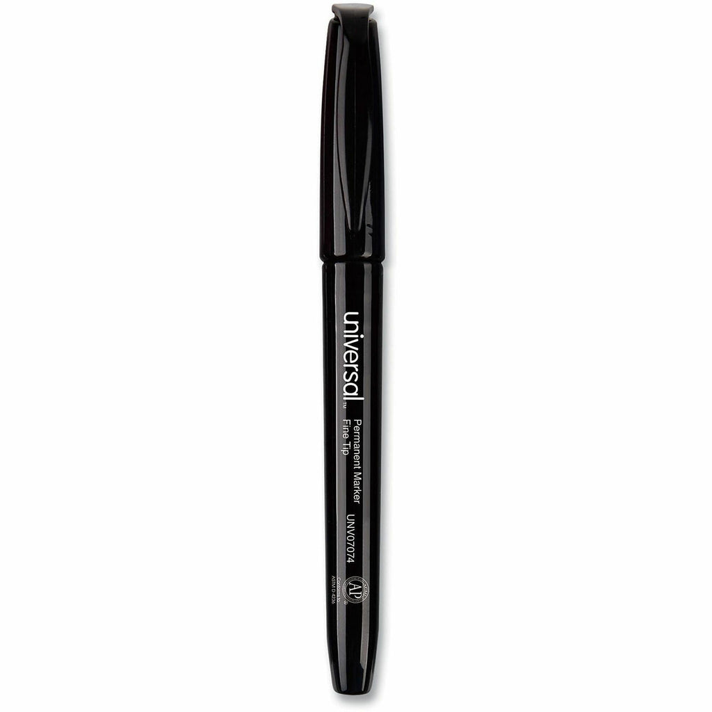 Pen-Style Permanent Marker Value Pack, Fine Bullet Tip, Black, 60/Pack