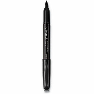 Pen-Style Permanent Marker Value Pack, Fine Bullet Tip, Black, 60/Pack
