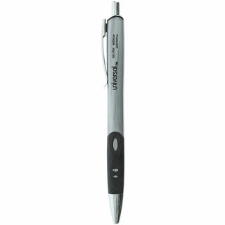 Comfort Grip Gel Pen, Retractable, Medium 0.7 mm, Black Ink, Gray/Black/Silver Barrel, 36/Pack