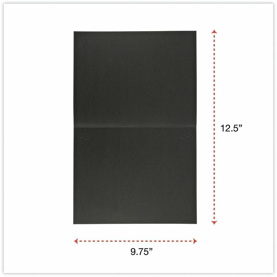 Certificate/Document Cover, 8.5 x 11; 8 x 10; A4, Black, 6/Pack