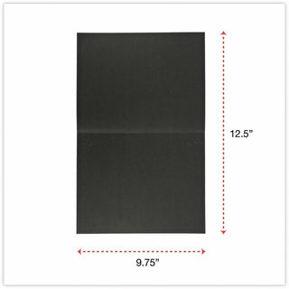 Certificate/Document Cover, 8.5 x 11; 8 x 10; A4, Black, 6/Pack