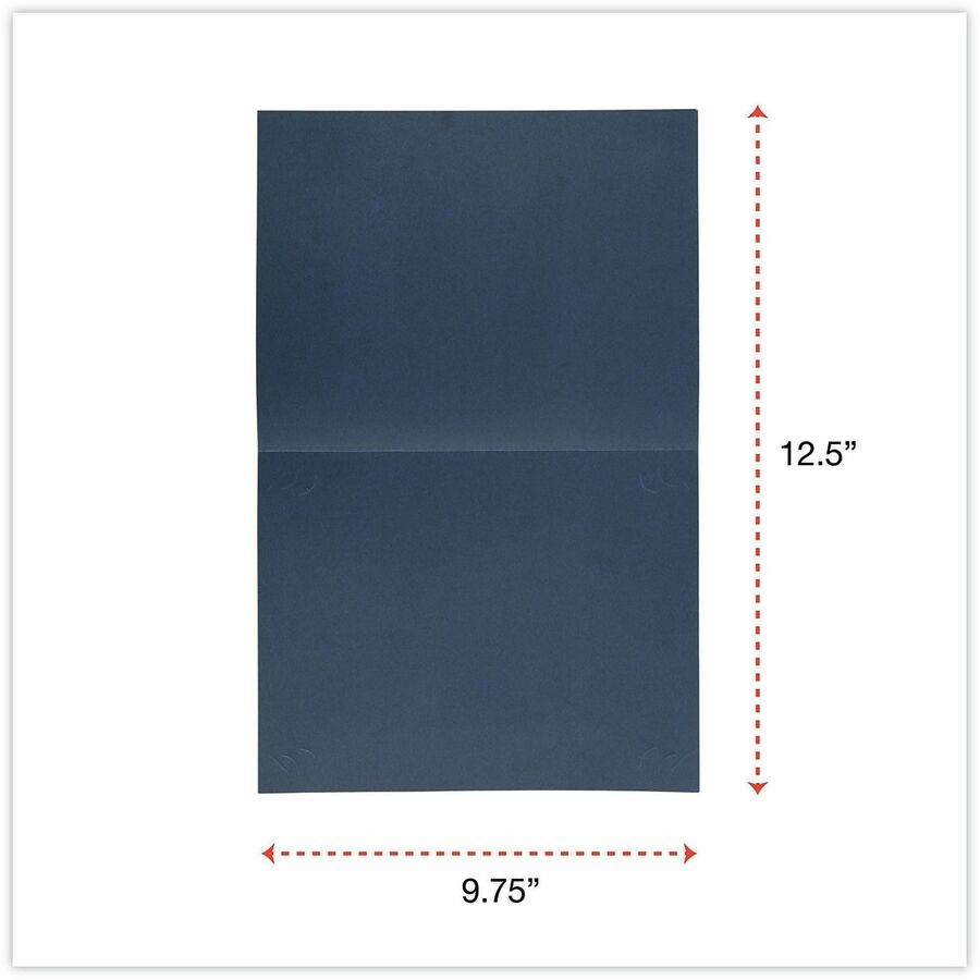 Certificate/Document Cover, 8.5 x 11; 8 x 10; A4, Navy, 6/Pack