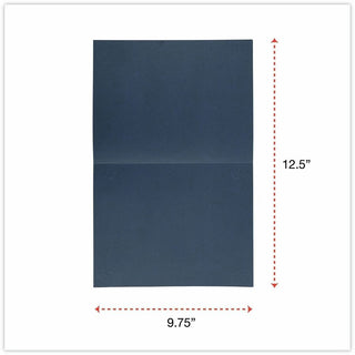 Certificate/Document Cover, 8.5 x 11; 8 x 10; A4, Navy, 6/Pack