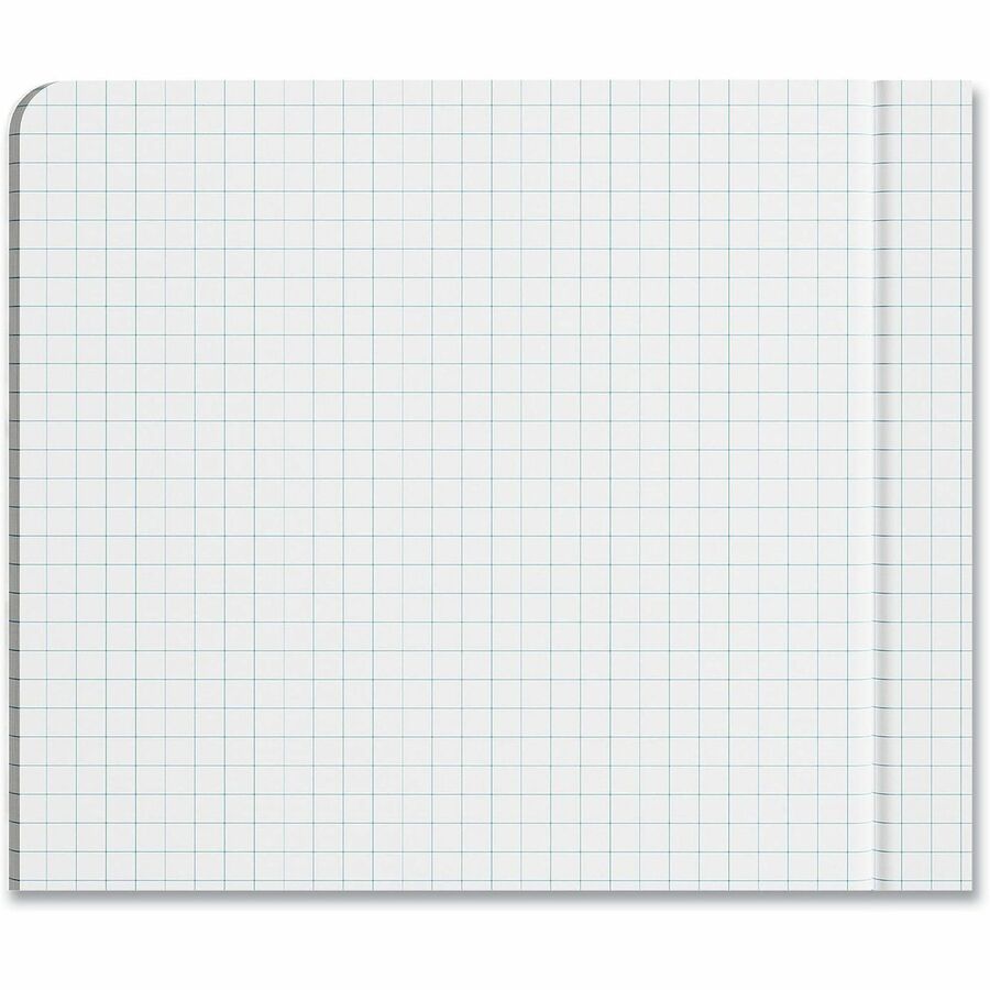 Quad Rule Composition Book, Quadrille Rule (4 sq/in), Black Marble Cover, (100) 9.75 x 7.5 Sheets, 6/Pack