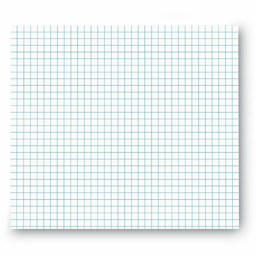 Quadrille-Rule Glue Top Pads, Quadrille Rule (4 sq/in), 50 White 8.5 x 11 Sheets, Dozen