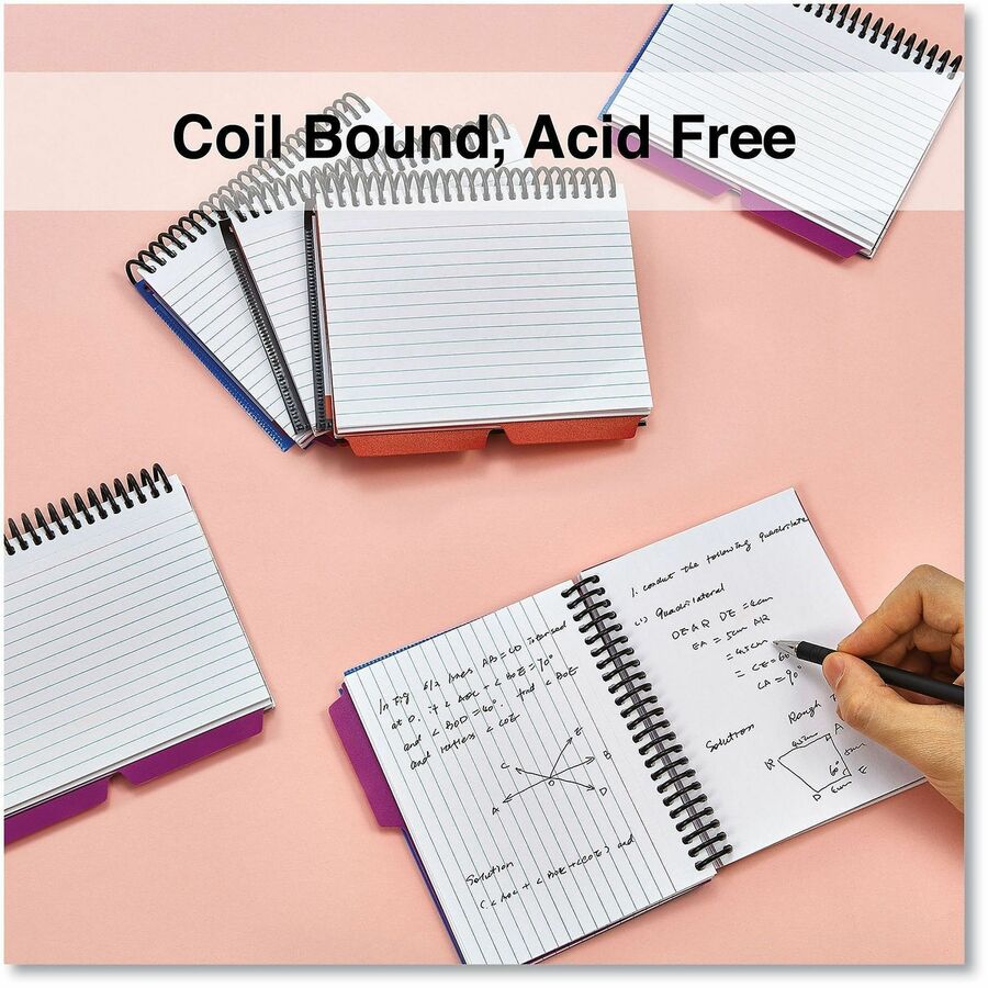 Spiral Bound Index Cards, Ruled, 4 x 6, White, 120/Pack