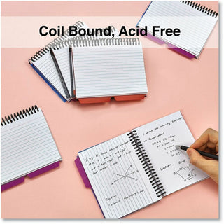 Spiral Bound Index Cards, Ruled, 4 x 6, White, 120/Pack