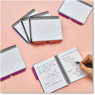 Spiral Bound Index Cards, Ruled, 4 x 6, White, 120/Pack