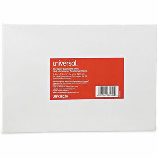 Shredder Lubricant Sheets, 8.4 x 5.9, 24 Sheets/Pack