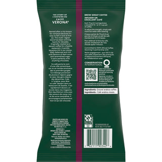 Starbucks Caffe Verona Coffee - Dark - 2.5 oz Per Pouch - 18 / Box