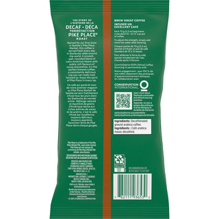 Starbucks Decaf Pike Place Coffee Pack - Medium - 2.5 oz Per Packet - 18 / Box