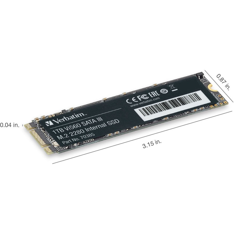 verbatim-vi560-1-tb-solid-state-drive-m2-2280-internal-sata-sata-600-notebook-desktop-pc-device-supported-445-tb-tbw-560-mb-s-maximum-read-transfer-rate-3-year-warranty-1-pack_ver70385 - 2